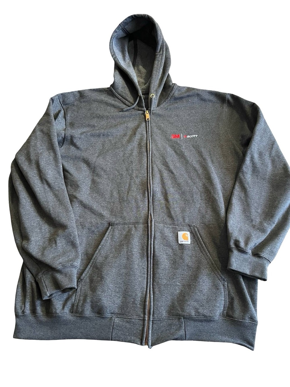 Carhartt Zip Hoodie Grey XL Size (230)